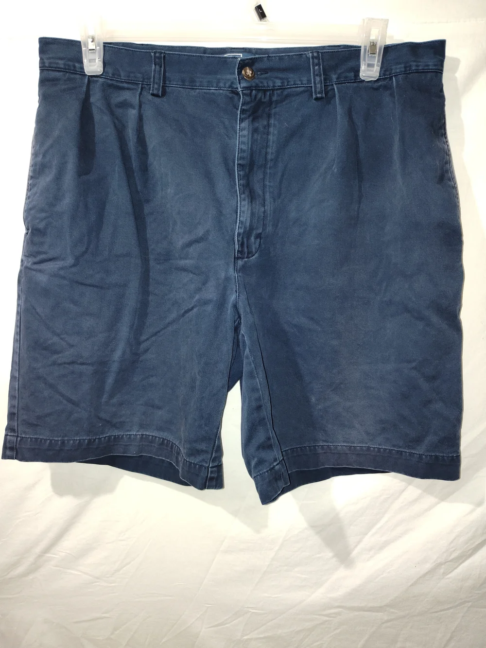 Polo by Ralph Lauren Navy Blue Flat-Front Men's Shorts